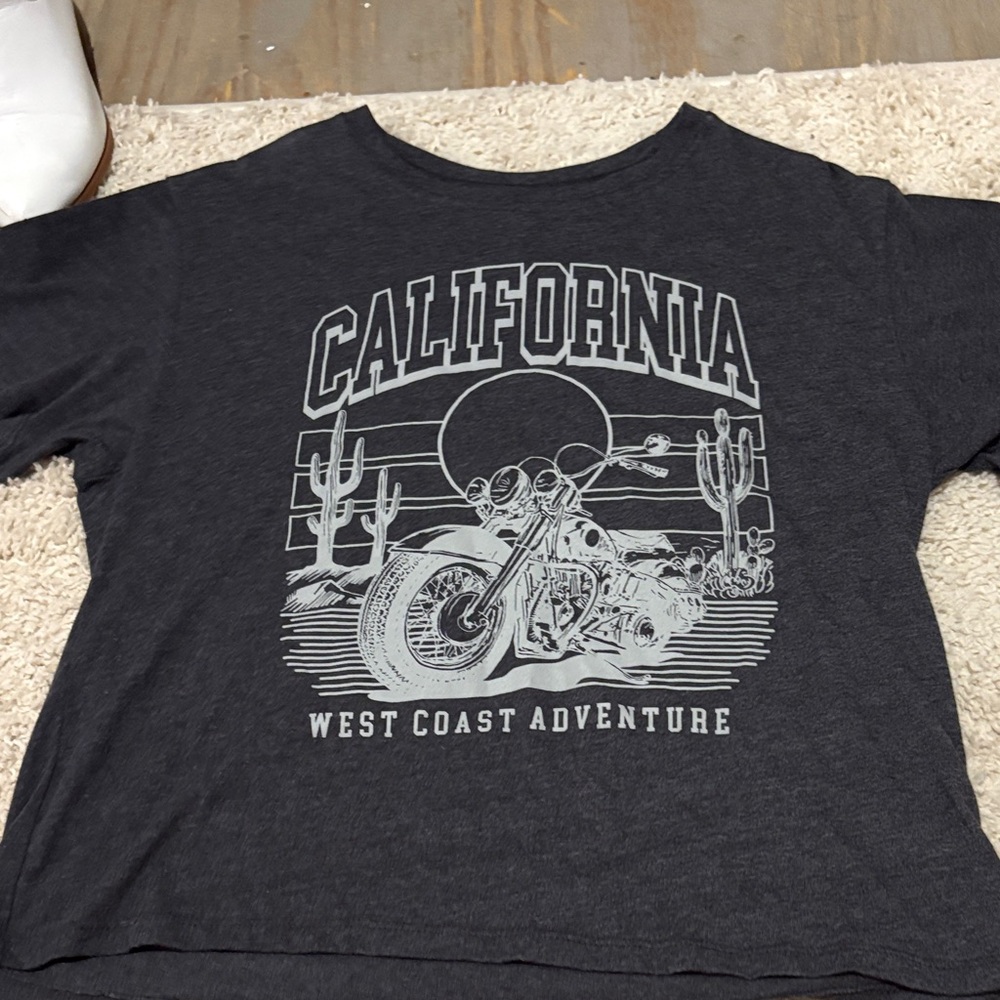 California Graphic women  Black T-Shirt